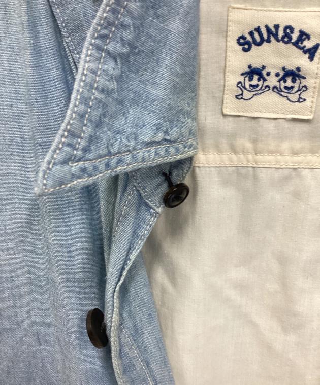 中古・古着通販】SUNSEA (サンシー) シャンブレー×デニム切替ジャンプ