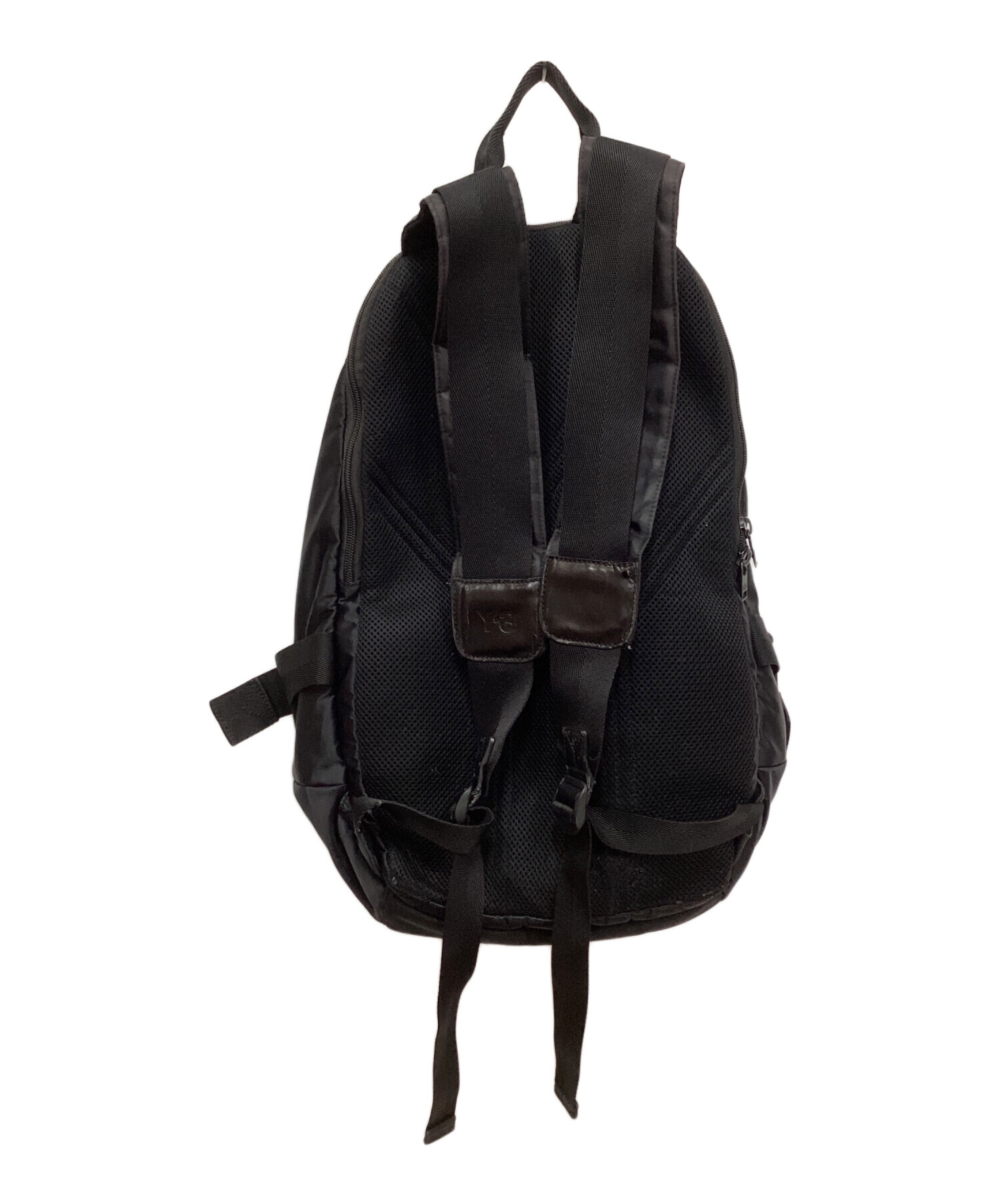 中古・古着通販】Y-3 (ワイスリー) レザー切替リュック ブラック 