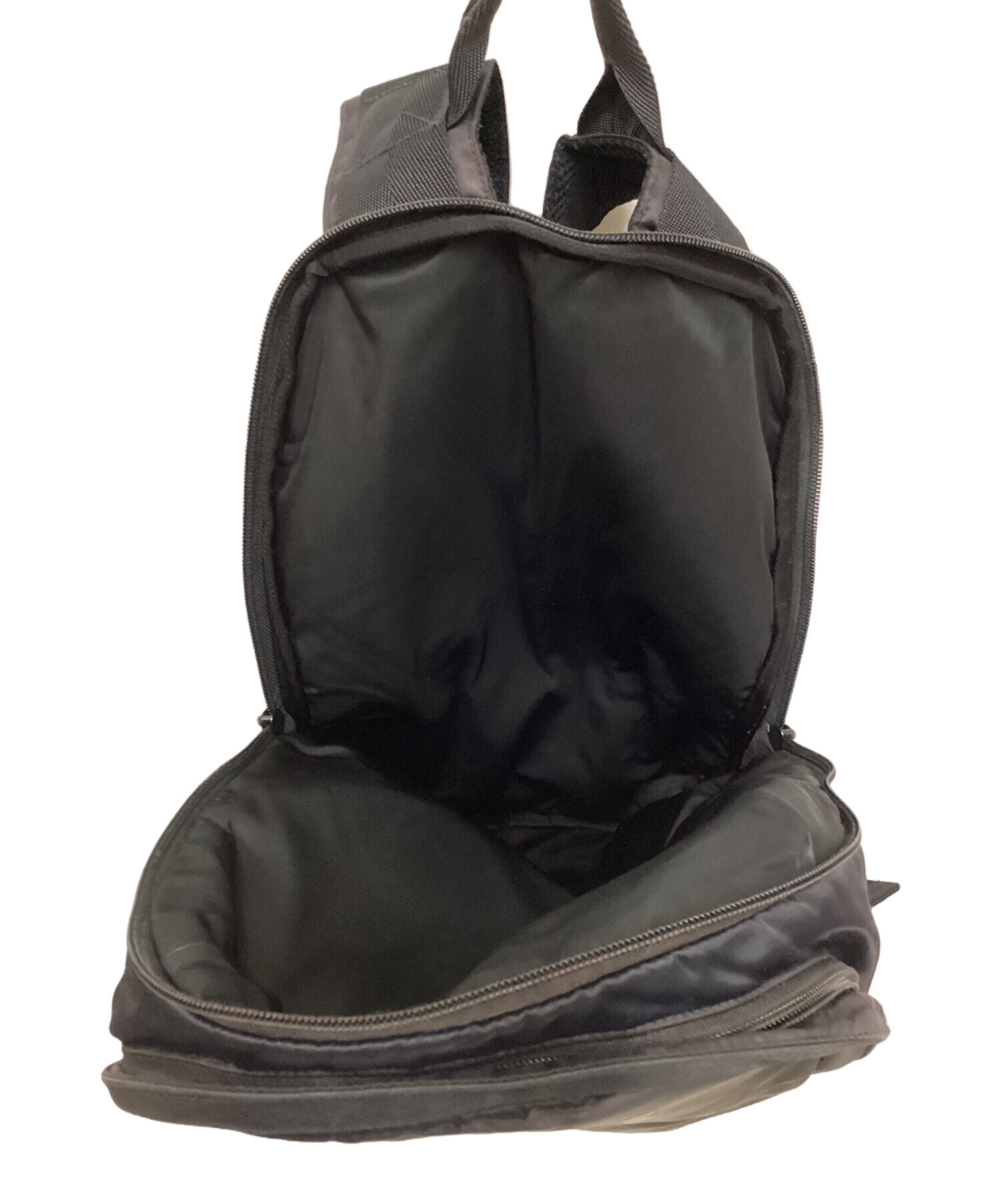 中古・古着通販】Y-3 (ワイスリー) レザー切替リュック ブラック