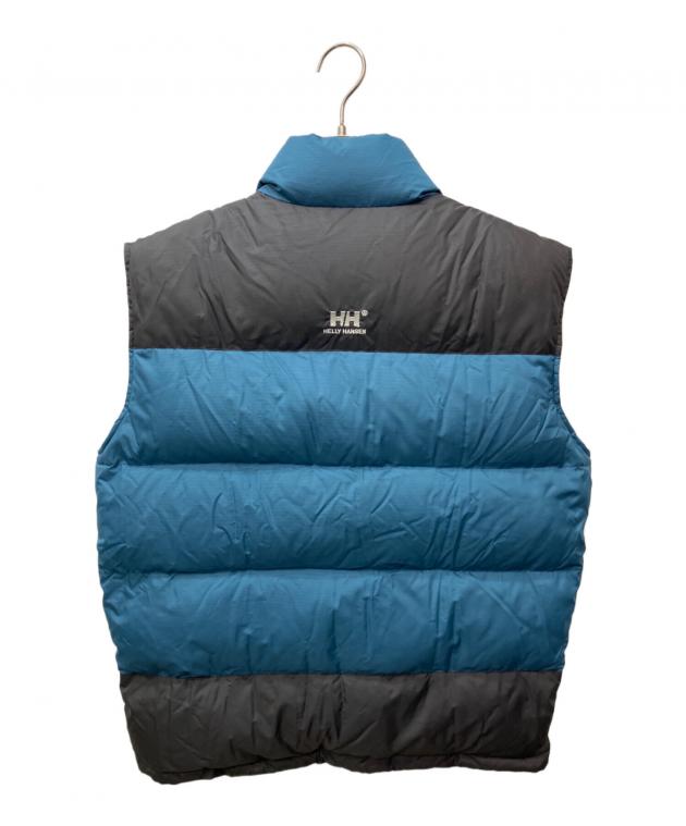 中古・古着通販】HELLY HANSEN (ヘリーハンセン) ダウンベスト ブルー
