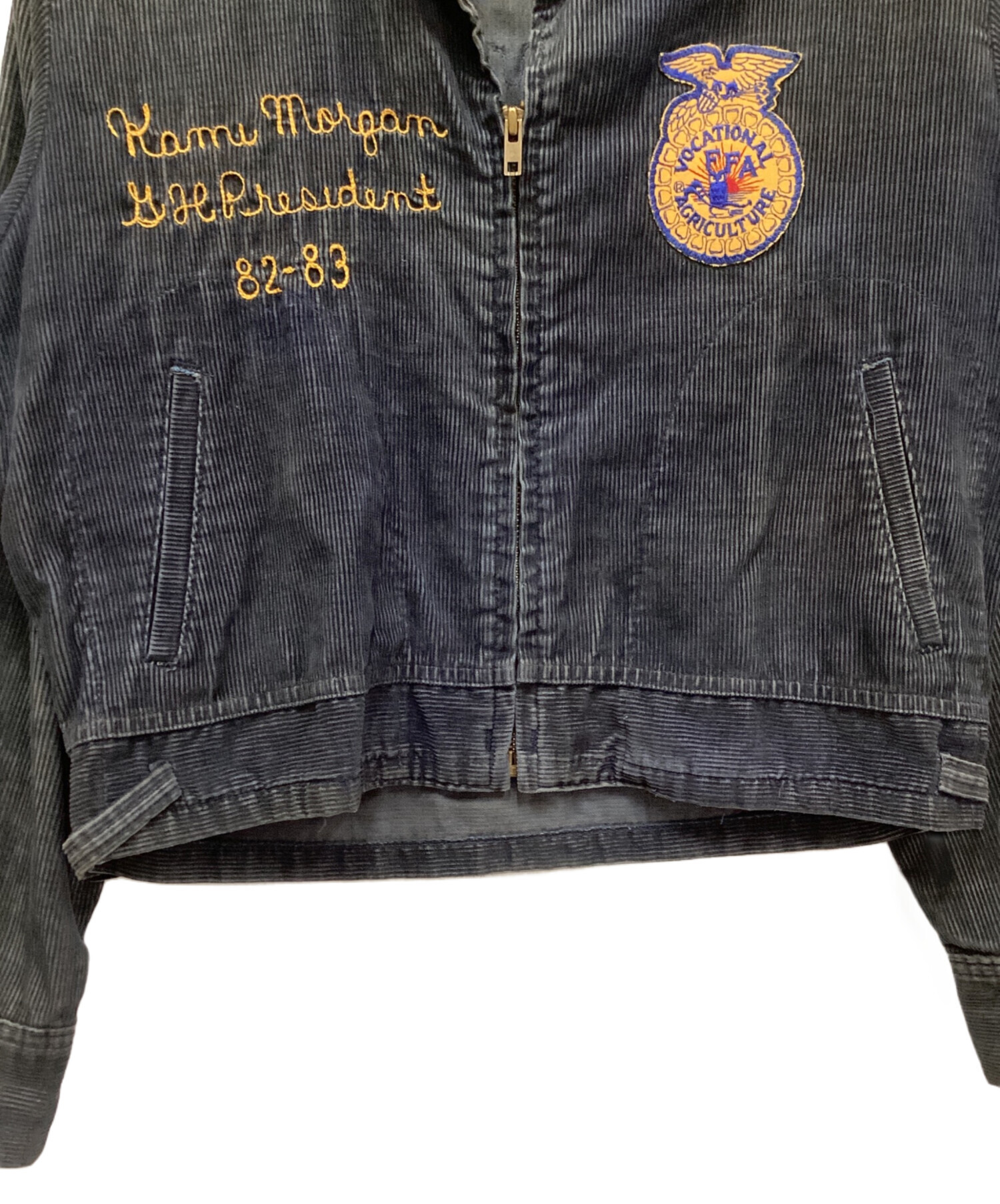 FFA ジャケット　ヴィンテージ 中古・古着通販】VINTAGE (ヴィンテージ) FFAジャケット ネイビー