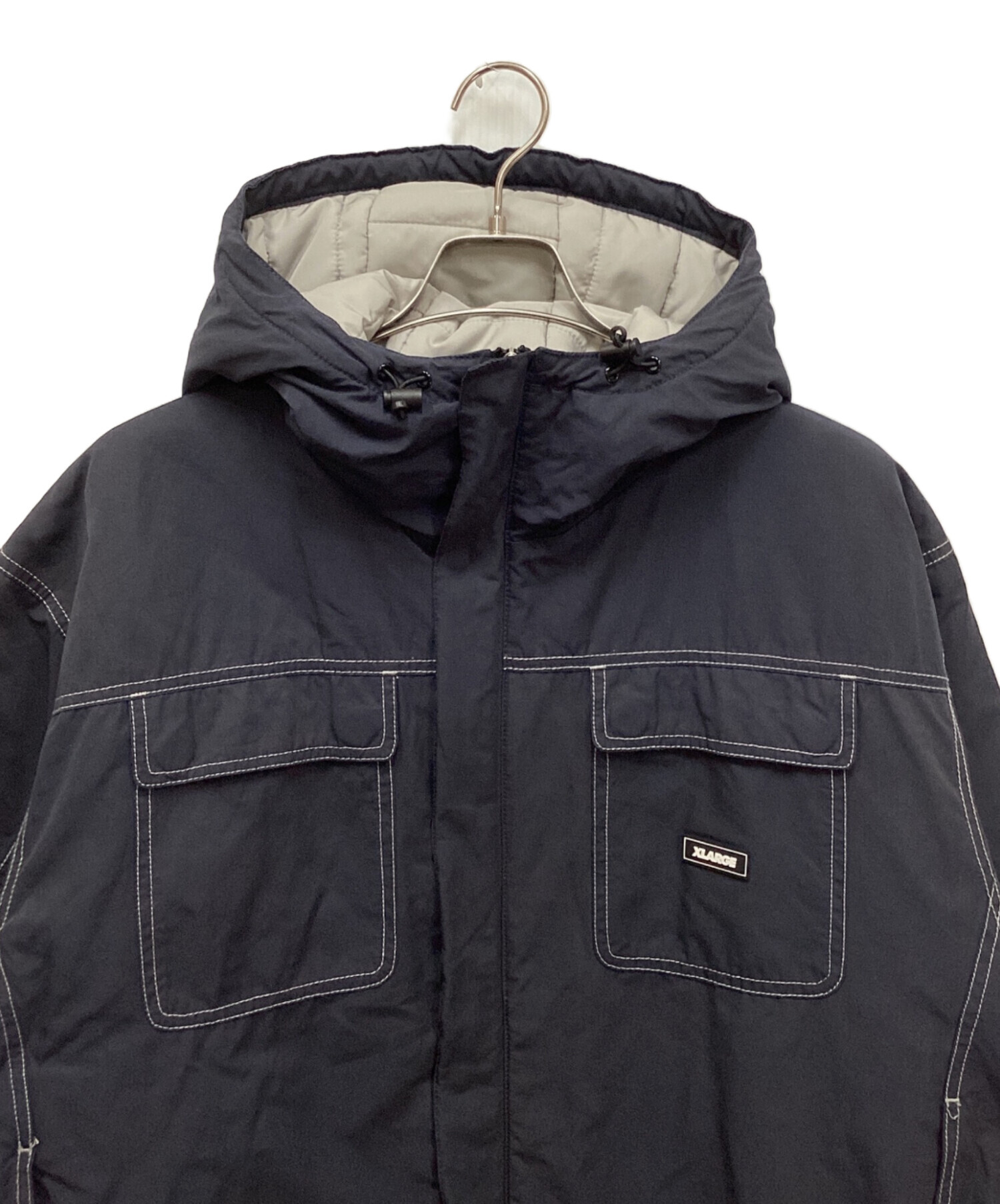 中古・古着通販】X-LARGE (エクストララージ) ジャケット ネイビー 