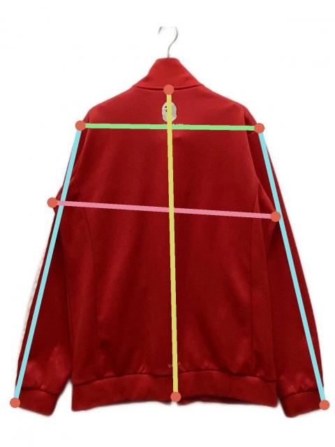 adidas A BATHING APE ジャケット Sサイズ 赤 中古・古着通販】adidas (アディダス) A BATHING APE (ア ベイシング