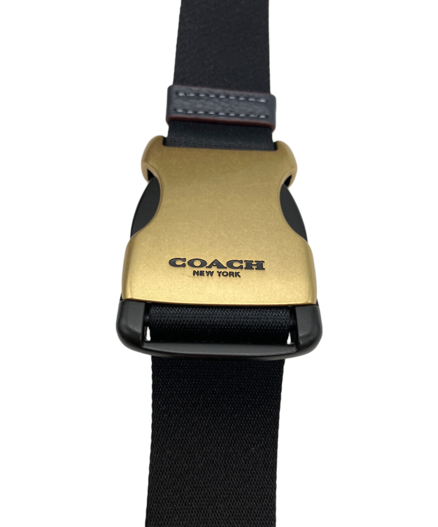 中古・古着通販】COACH (コーチ) ワーレン ベルト バッグ ネイビー