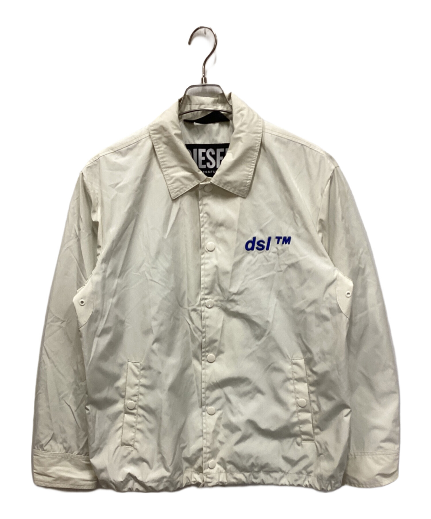 中古・古着通販】DIESEL (ディーゼル) コーチジャケット アイボリー 