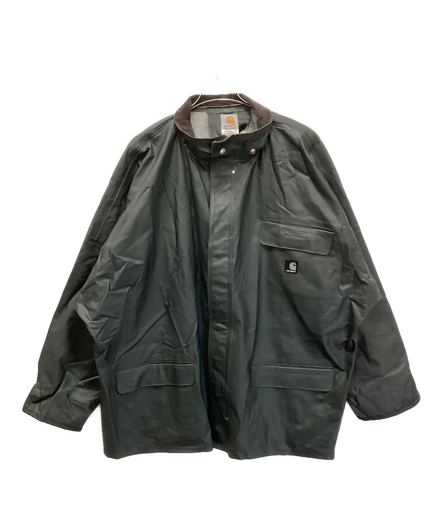 レア物！！【Carhartt カーハート】PVCレインコート ワークジャケット 中古・古着通販】CarHartt (カーハート) PVCラバー レインジャケット