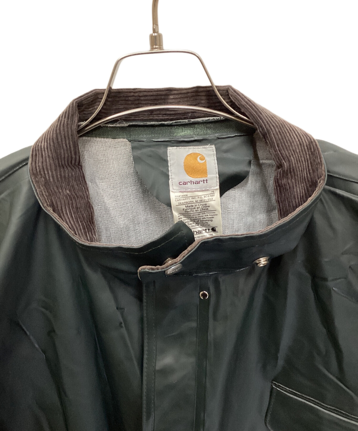 中古・古着通販】CarHartt (カーハート) PVCラバー レインジャケット
