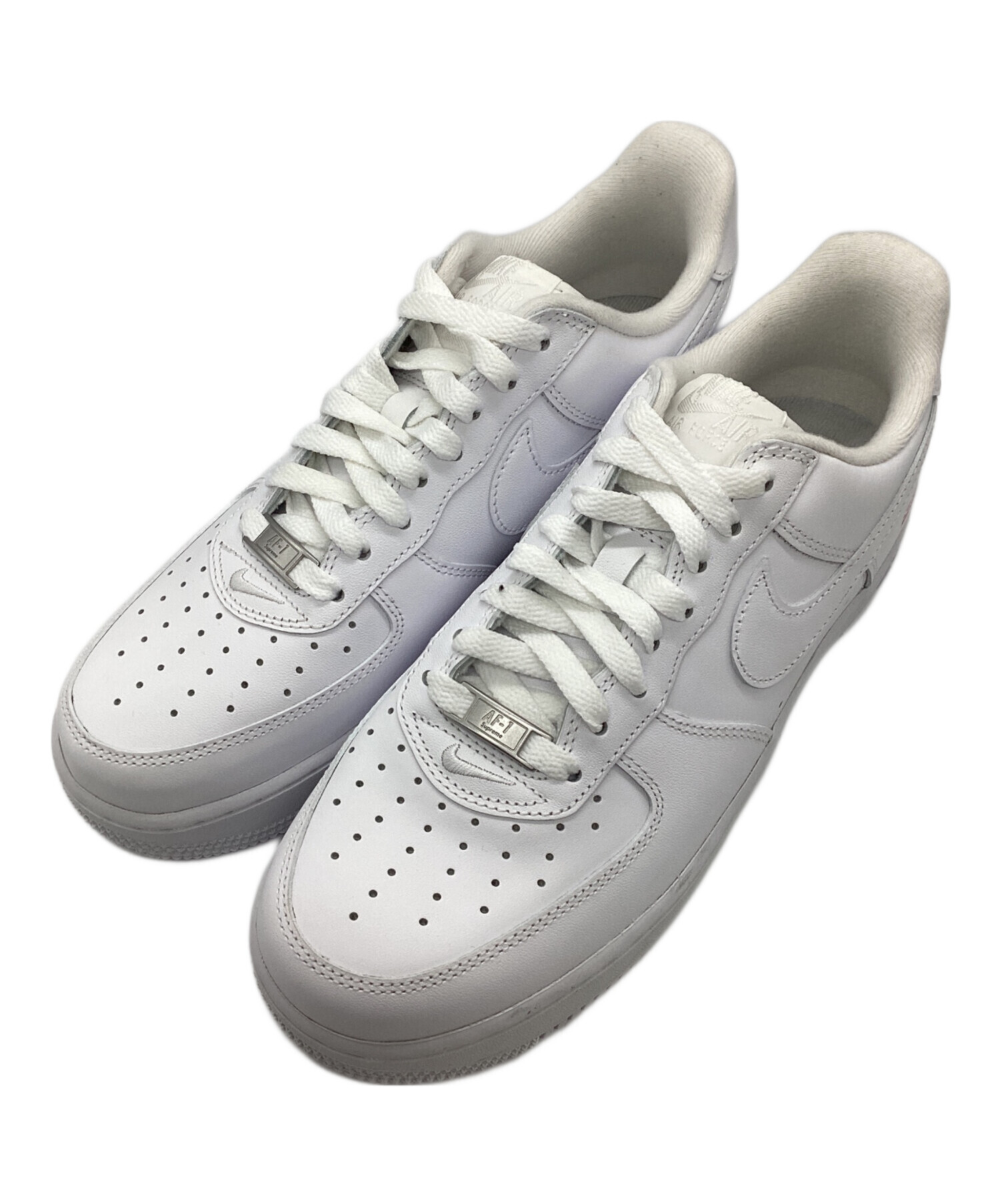 中古 SUPREME × NIKE AIR FORCE 1 LOW 白 25cm 中古・古着通販】NIKE (ナイキ) SUPREME (シュプリーム) Air Force 1