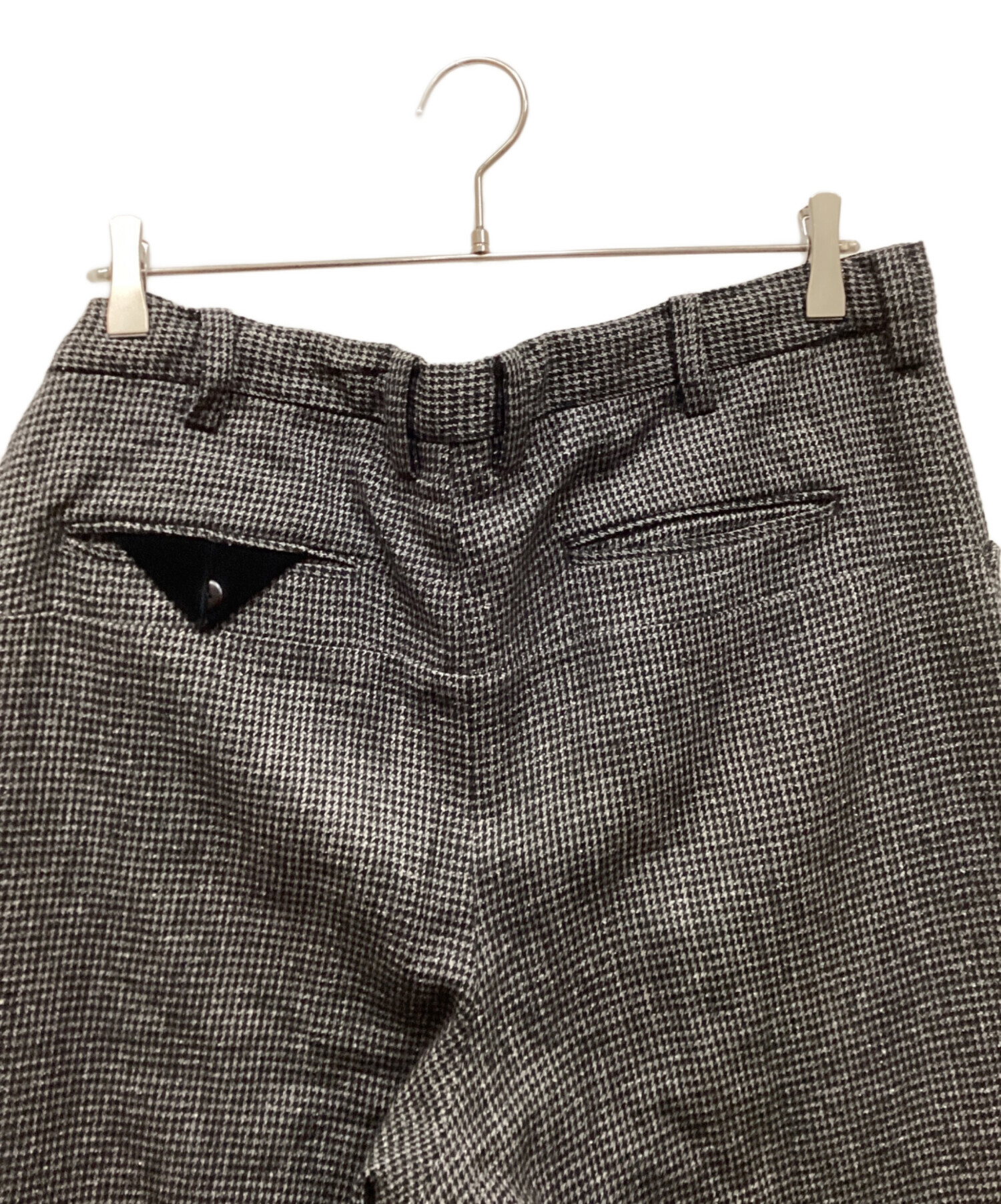 中古・古着通販】SUNSEA (サンシー) Mix CHIDORI Check Slacks グレー