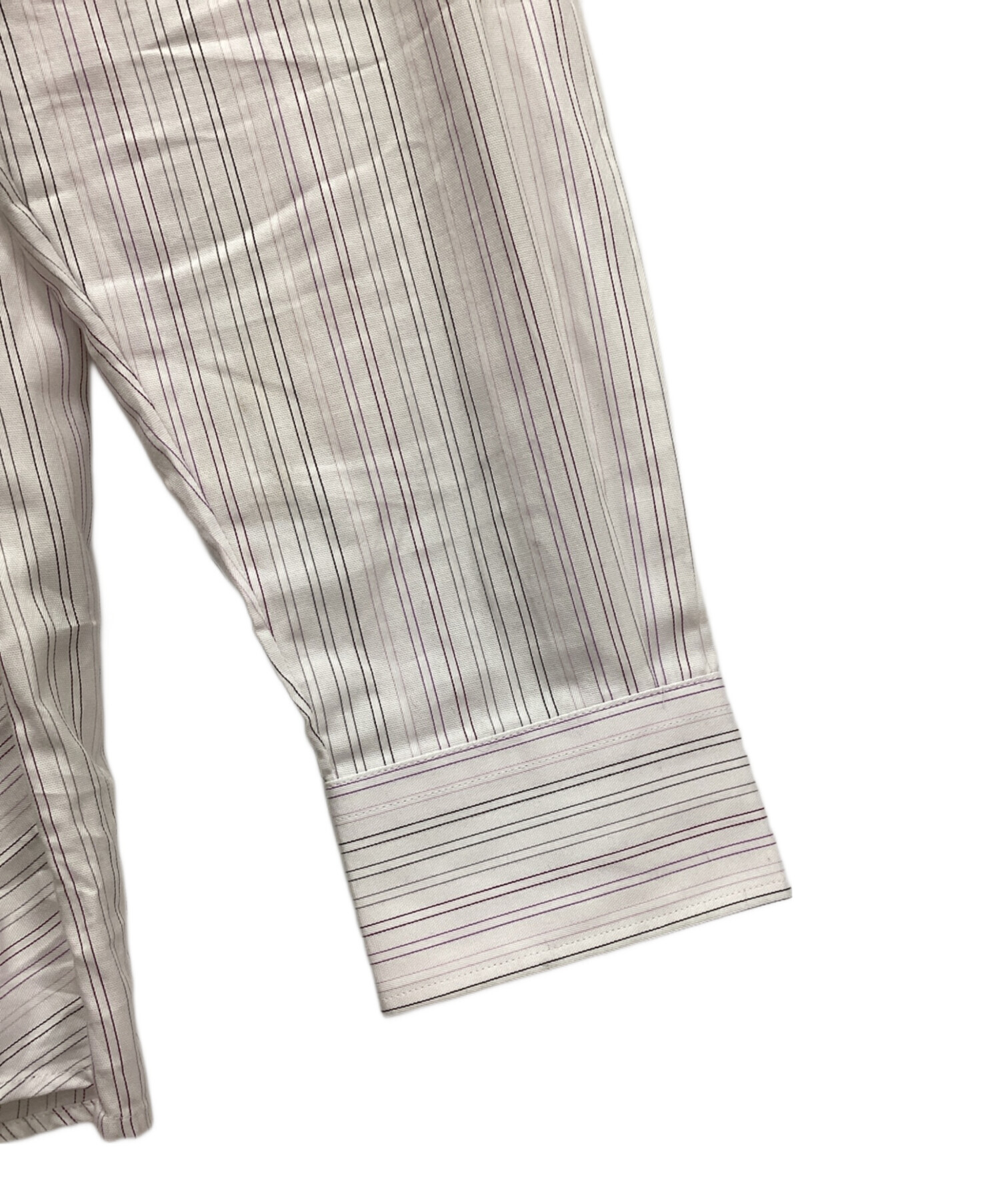 中古・古着通販】HERMES (エルメス) セリエボタンストライプシャツ