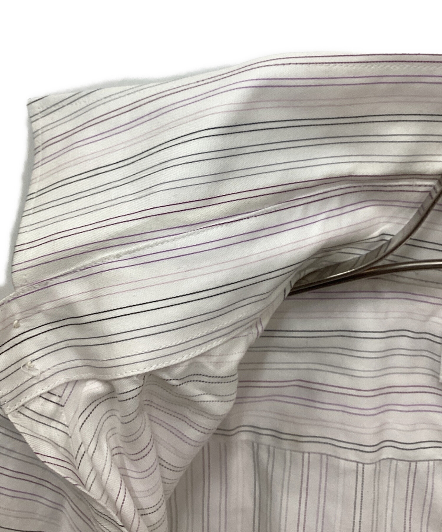 中古・古着通販】HERMES (エルメス) セリエボタンストライプシャツ