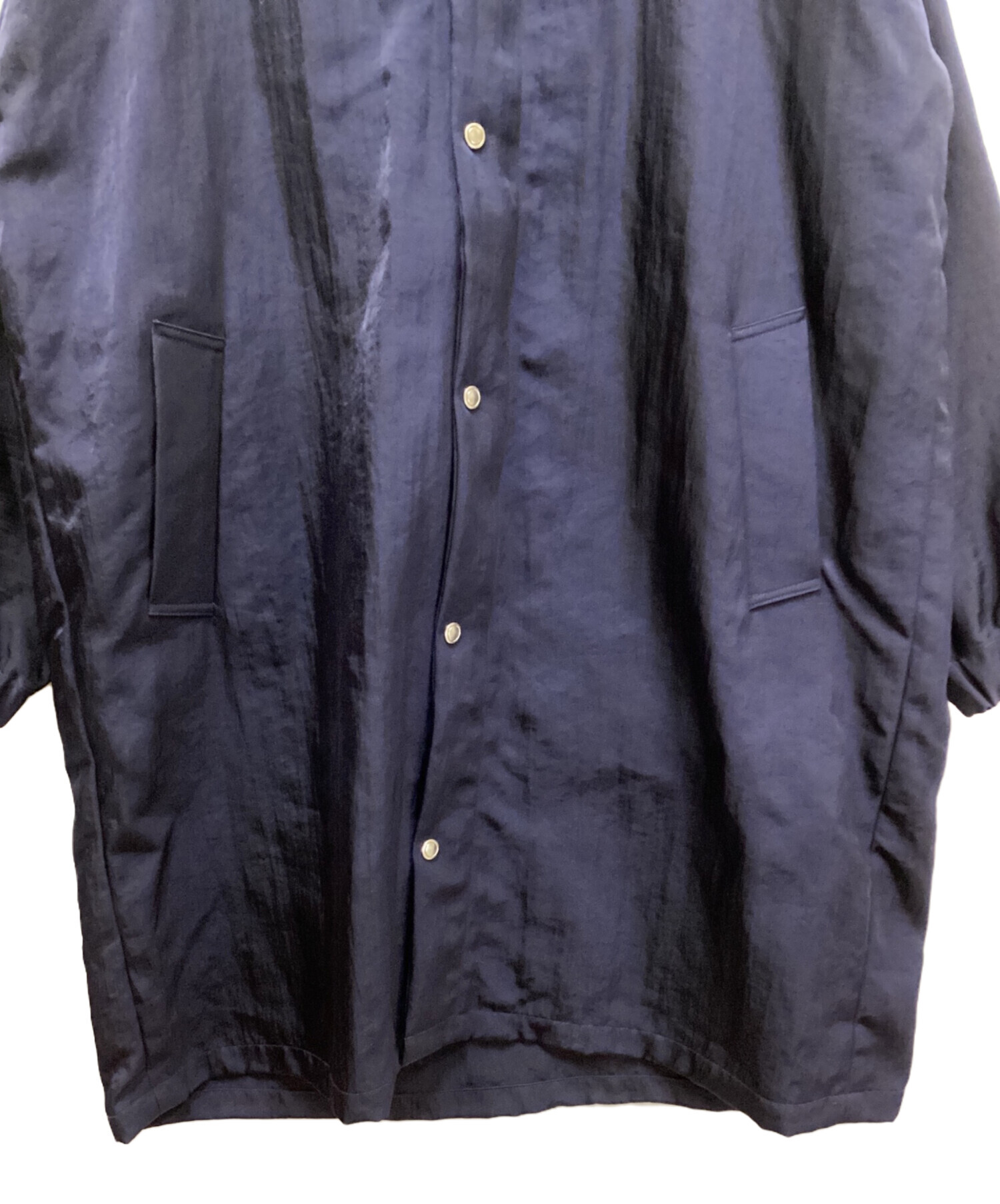 中古・古着通販】WEWILL (ウィーウィル) フーディーコート ネイビー