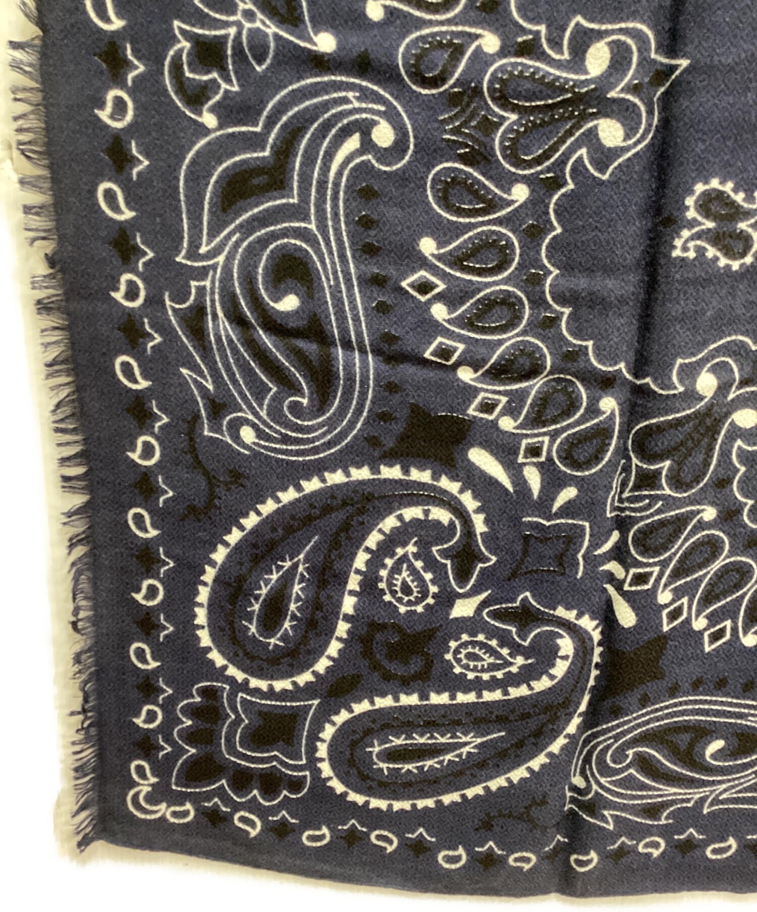 中古・古着通販】manipuri (マニプリ) ペイズリー柄ウールシルク