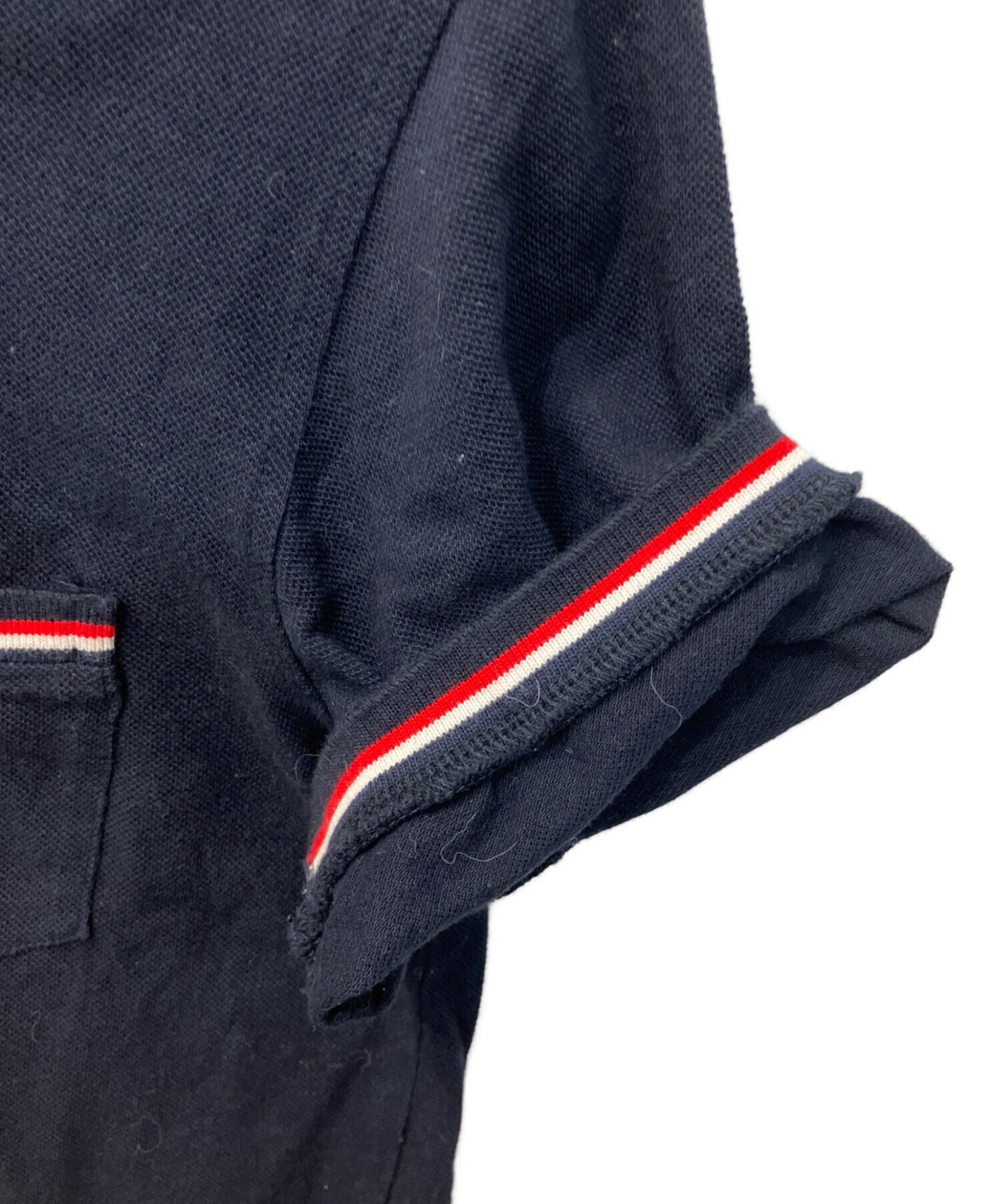 中古・古着通販】Thom Browne (トムブラウン) ポロシャツ ネイビー