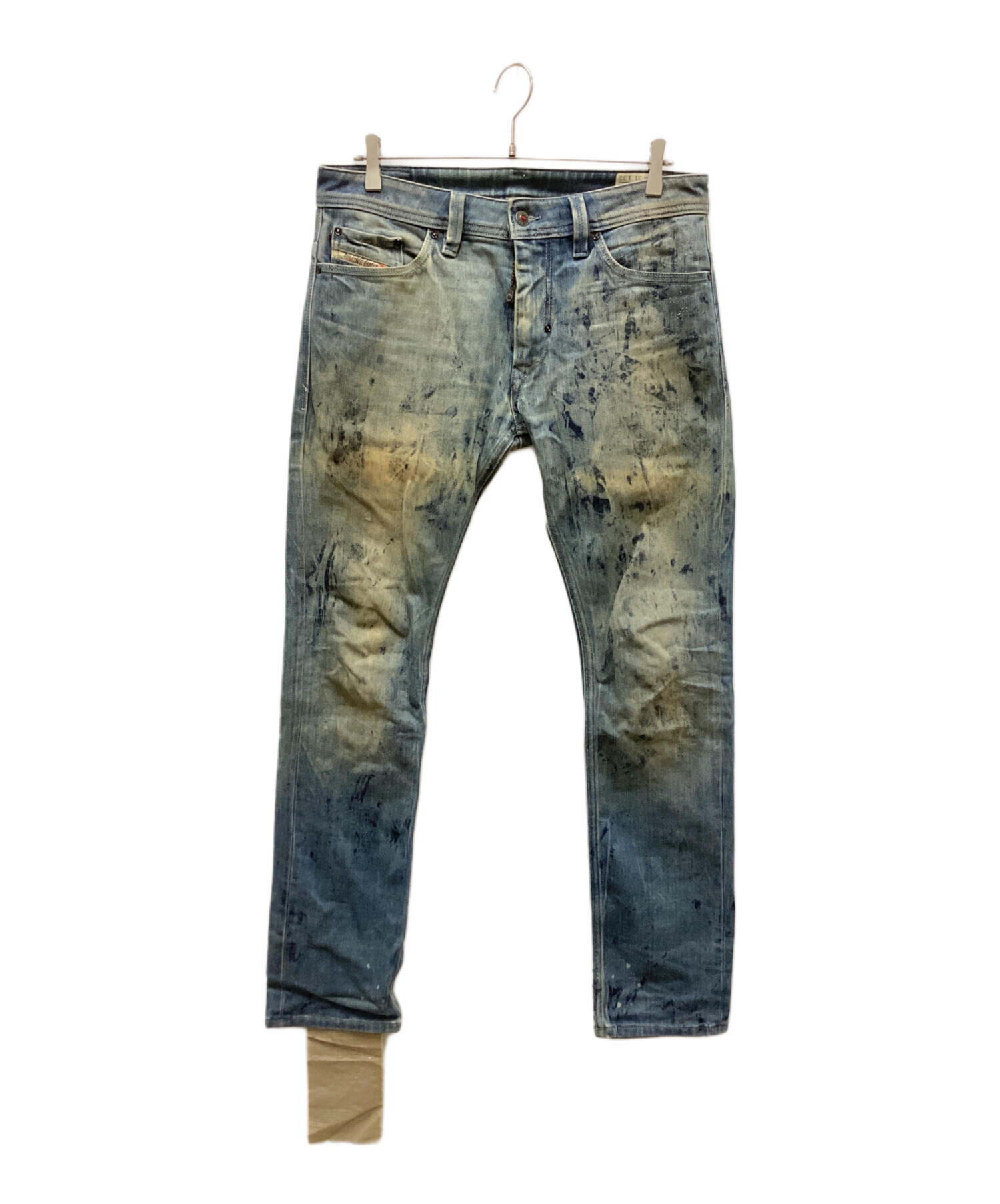 中古・古着通販】DIESEL (ディーゼル) パッチーペイントデニムパンツ