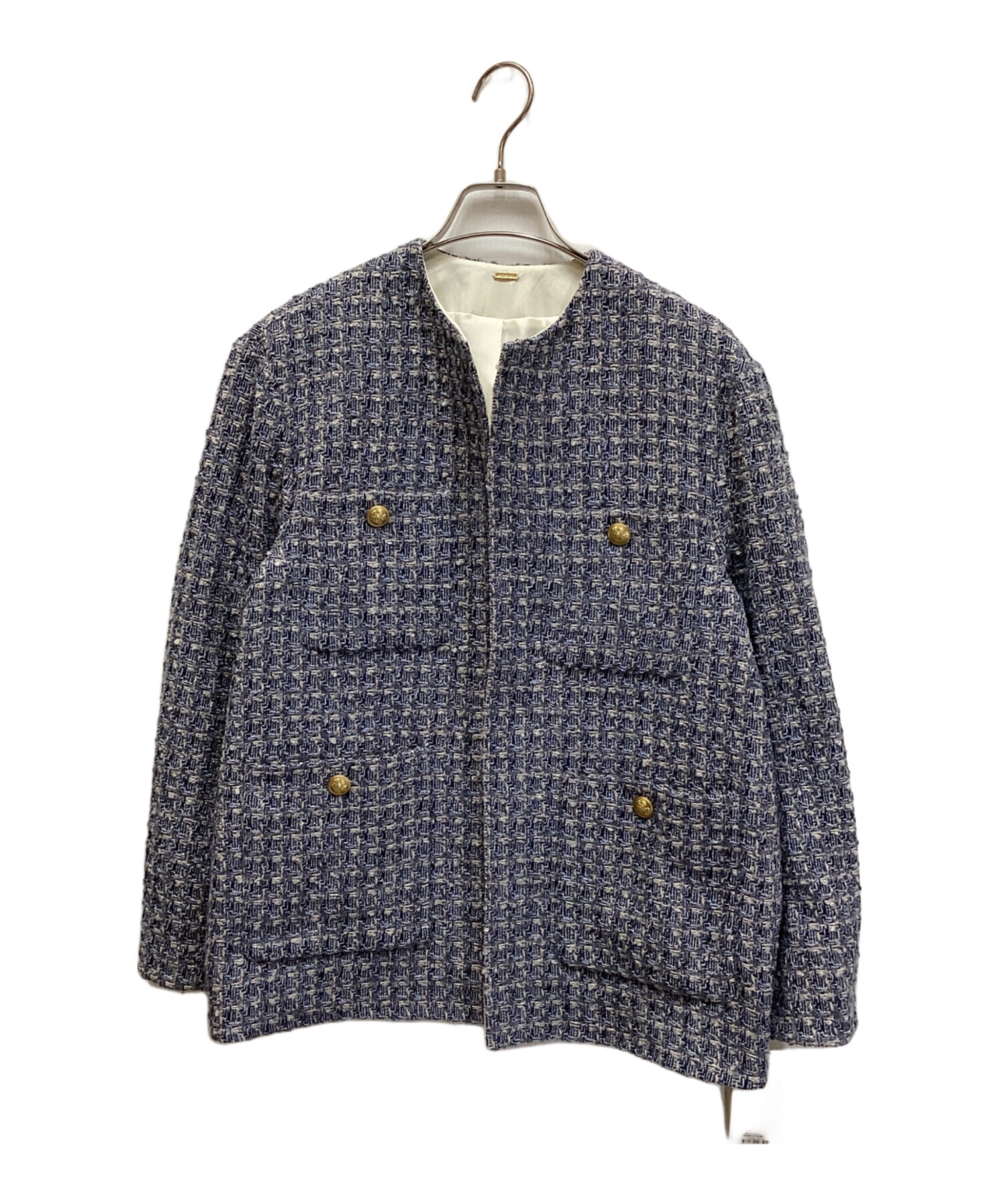 中古・古着通販】Mila Owen (ミラオーウェン) 金釦パッチポケット