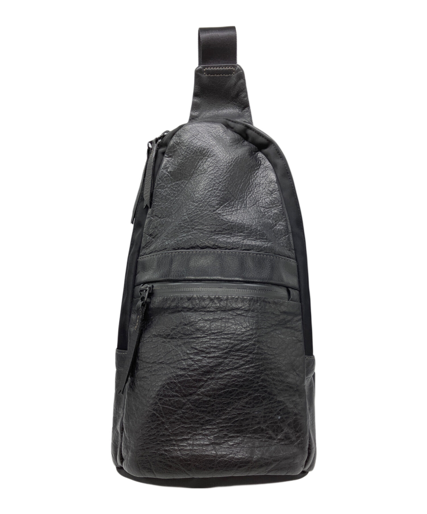 中古】Samsonite(サムソナイト) リュックサック 黒 レザー Samsonite 