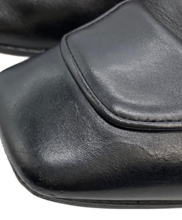 中古・古着通販】GUCCI (グッチ) GGマーモントシューズ ブラック