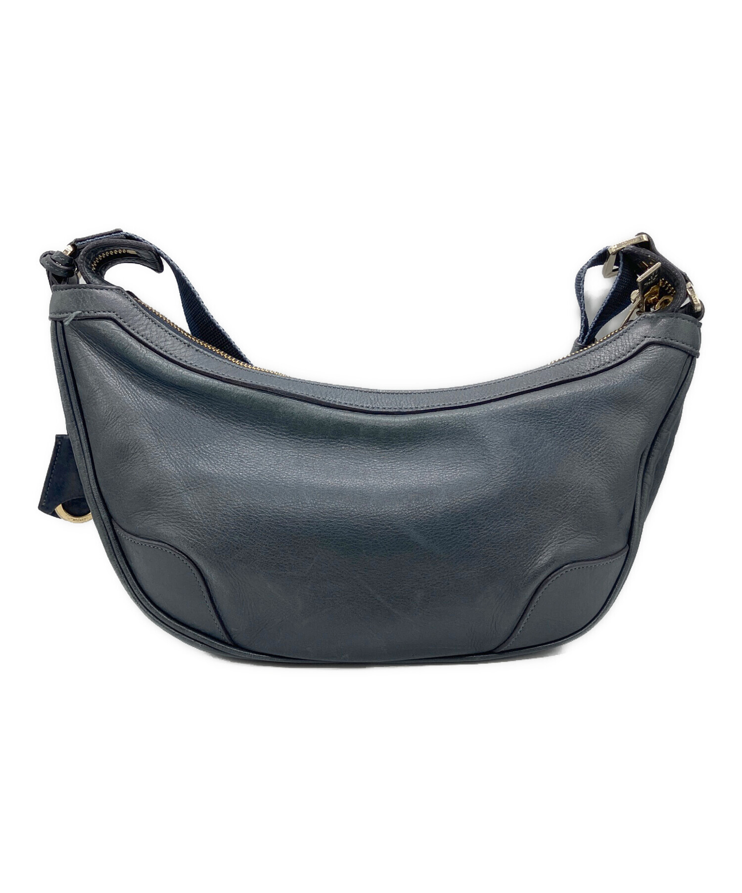 中古・古着通販】aniary (アニアリ) ハーフムーンレザーショルダー