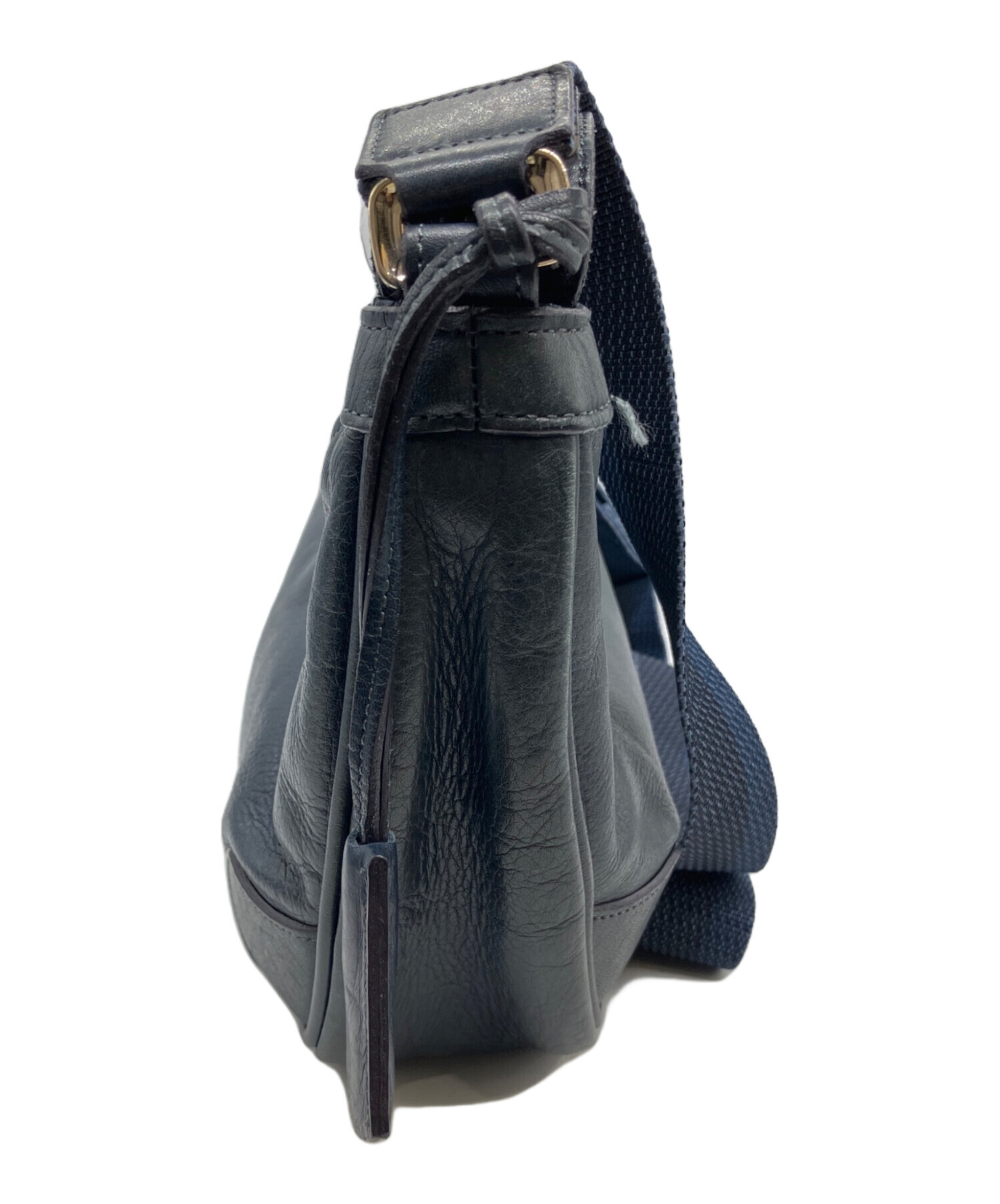 中古・古着通販】aniary (アニアリ) ハーフムーンレザーショルダー