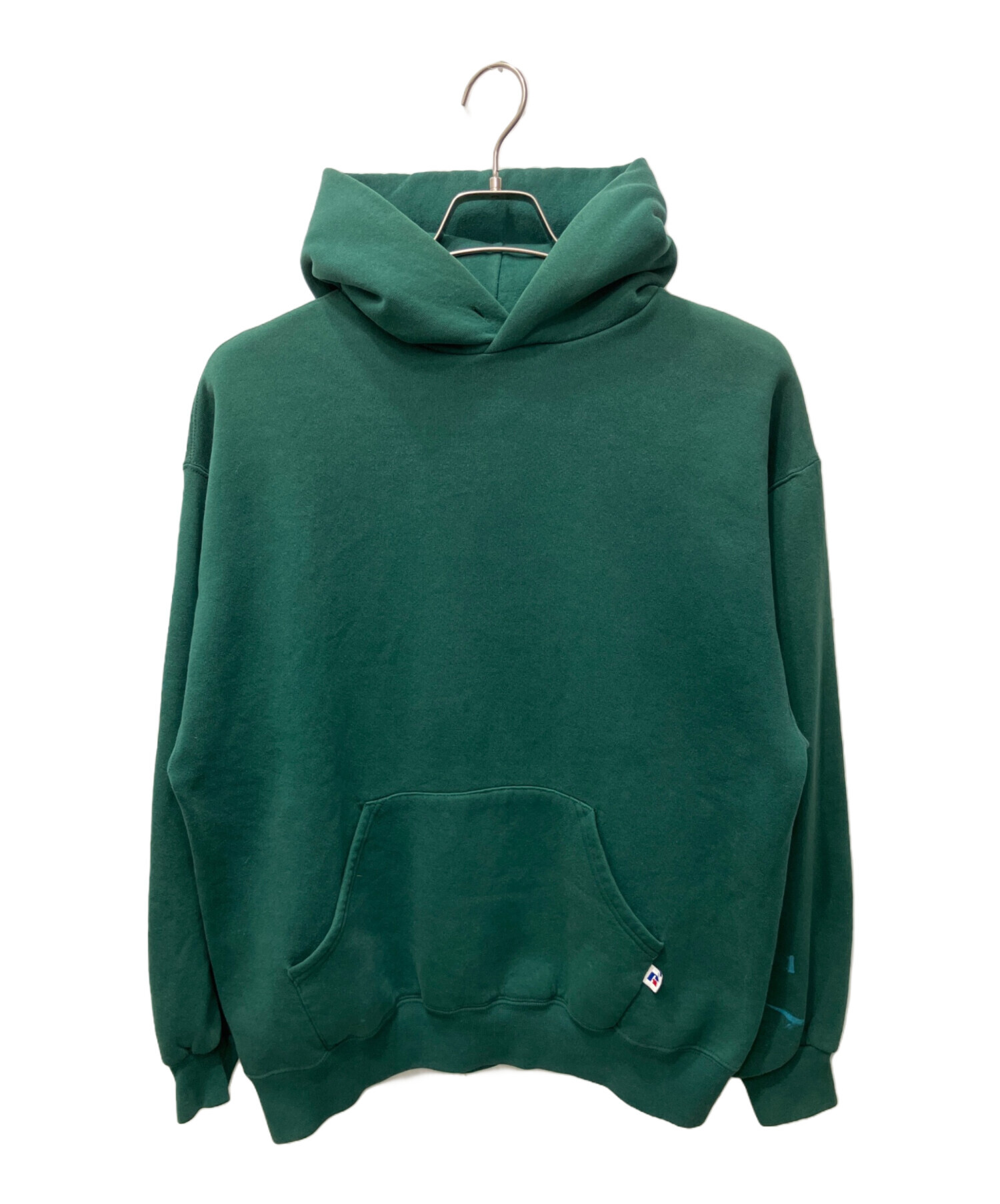 レアカラー90sUSA製Russellラッセルフルジップパーカーダークグリーン 中古・古着通販】RUSSELL ATHLETIC (ラッセルアスレチック) POパーカー