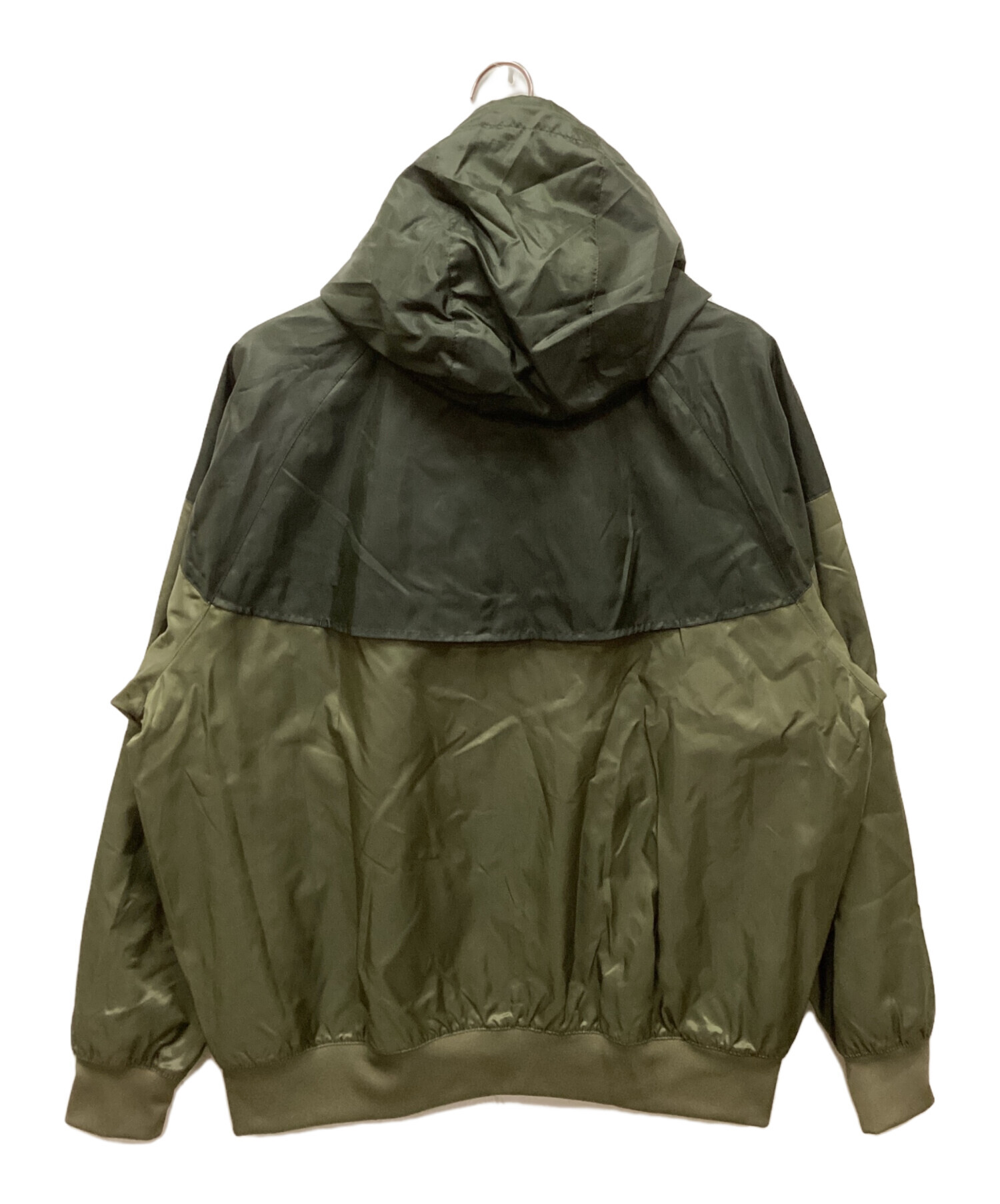 中古・古着通販】NIKE (ナイキ) WRフードウーブンジャケット カーキ