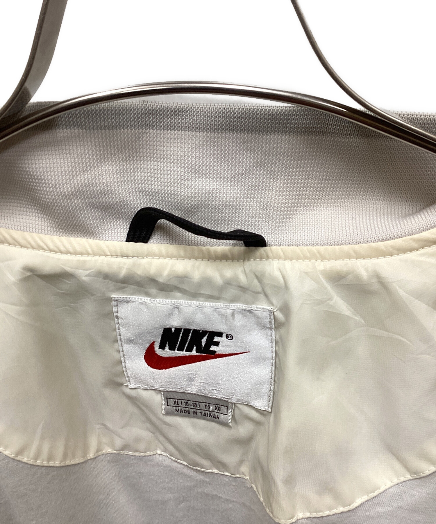 中古・古着通販】NIKE (ナイキ) 90Sナイロンジャケット ライトグレー