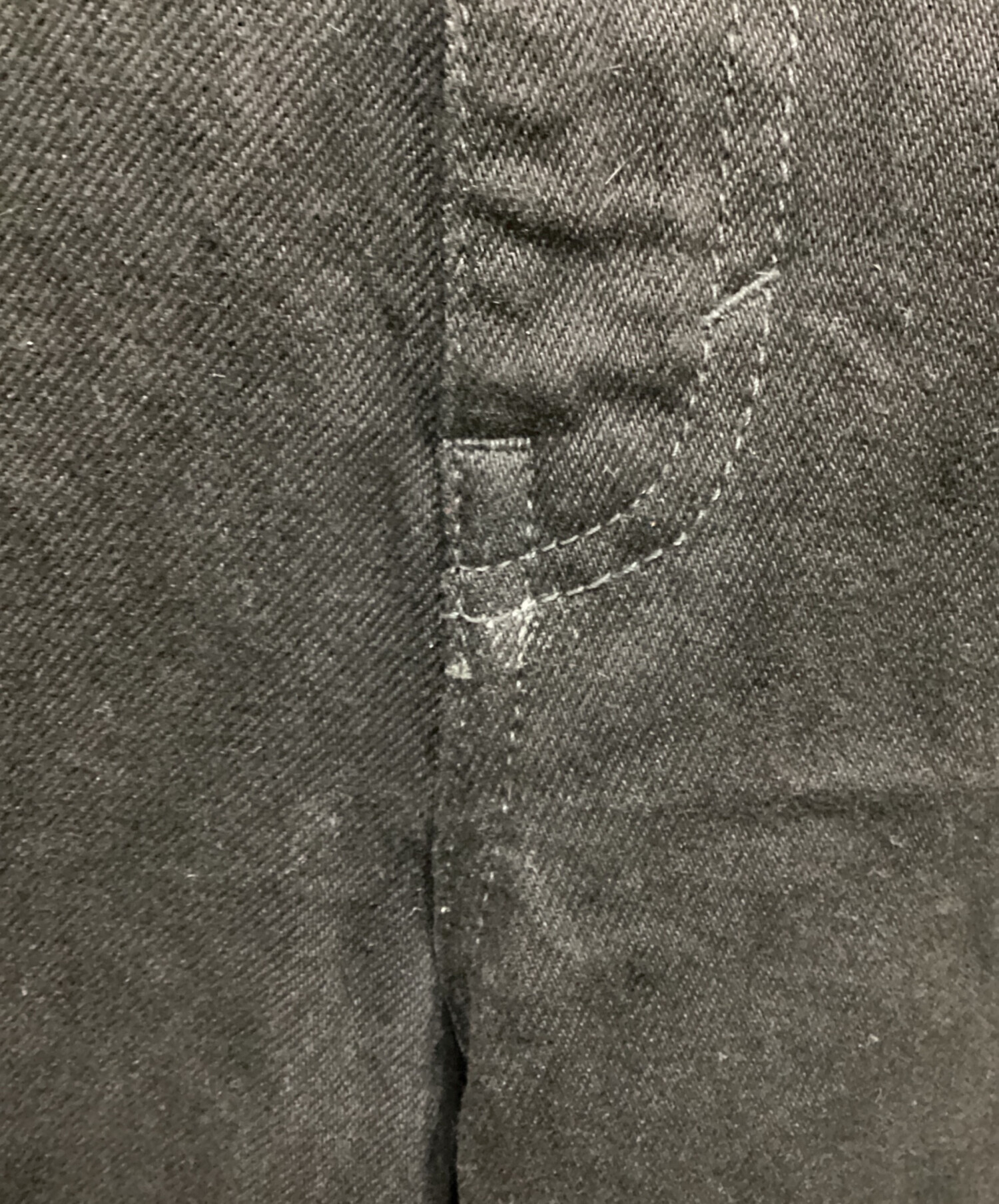 中古・古着通販】NAKEDGAUGE (ネイキッドゲージ) One Wash Black Denim