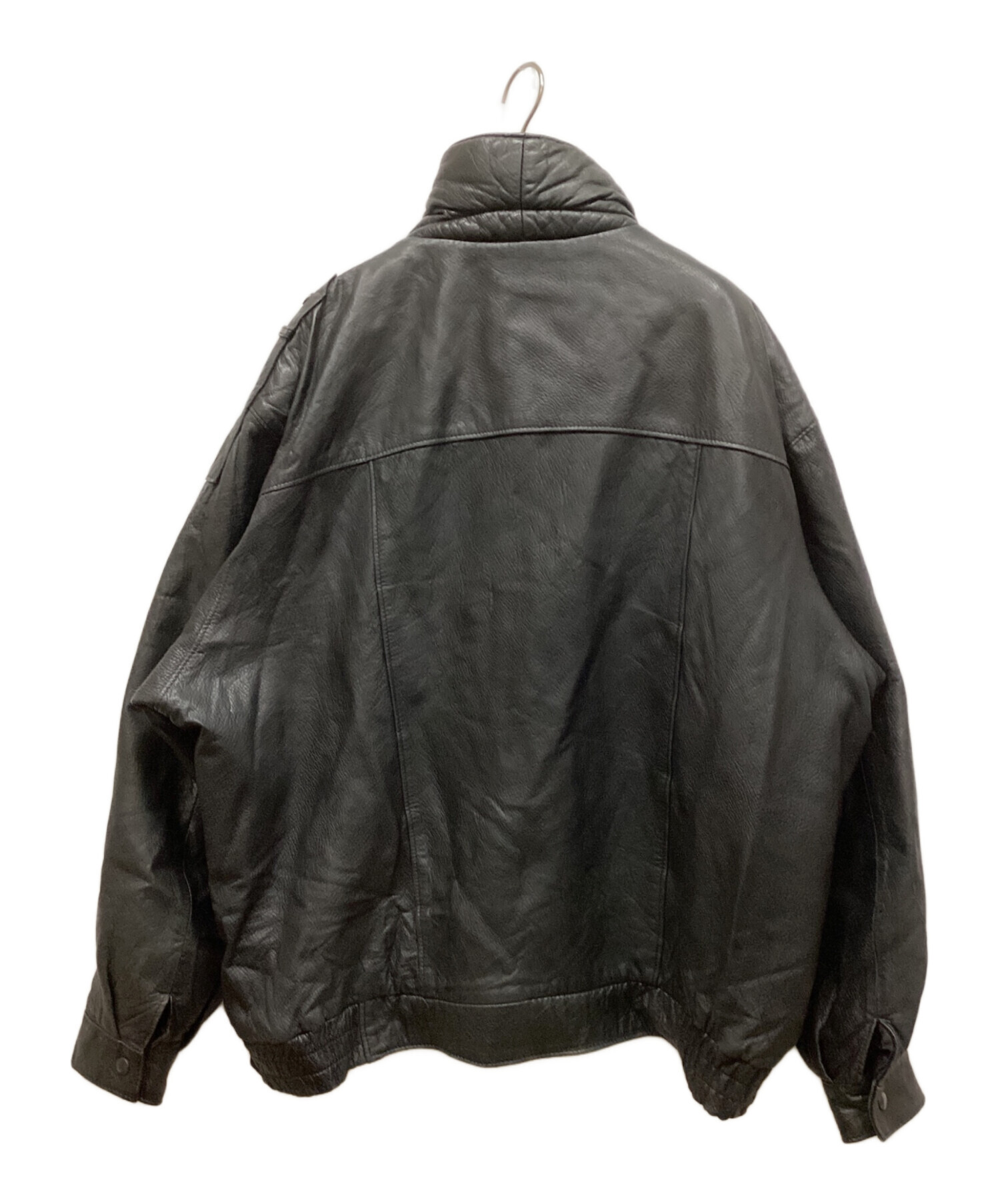 中古・古着通販】St Michael (セントミカエル) レザーボンバー