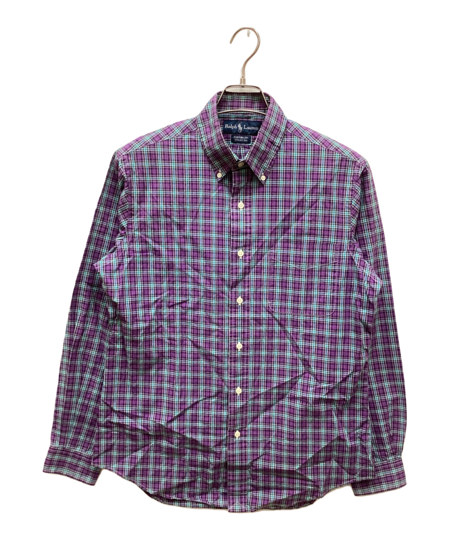 中古・古着通販】RALPH LAUREN (ラルフローレン) チェックBDシャツ 