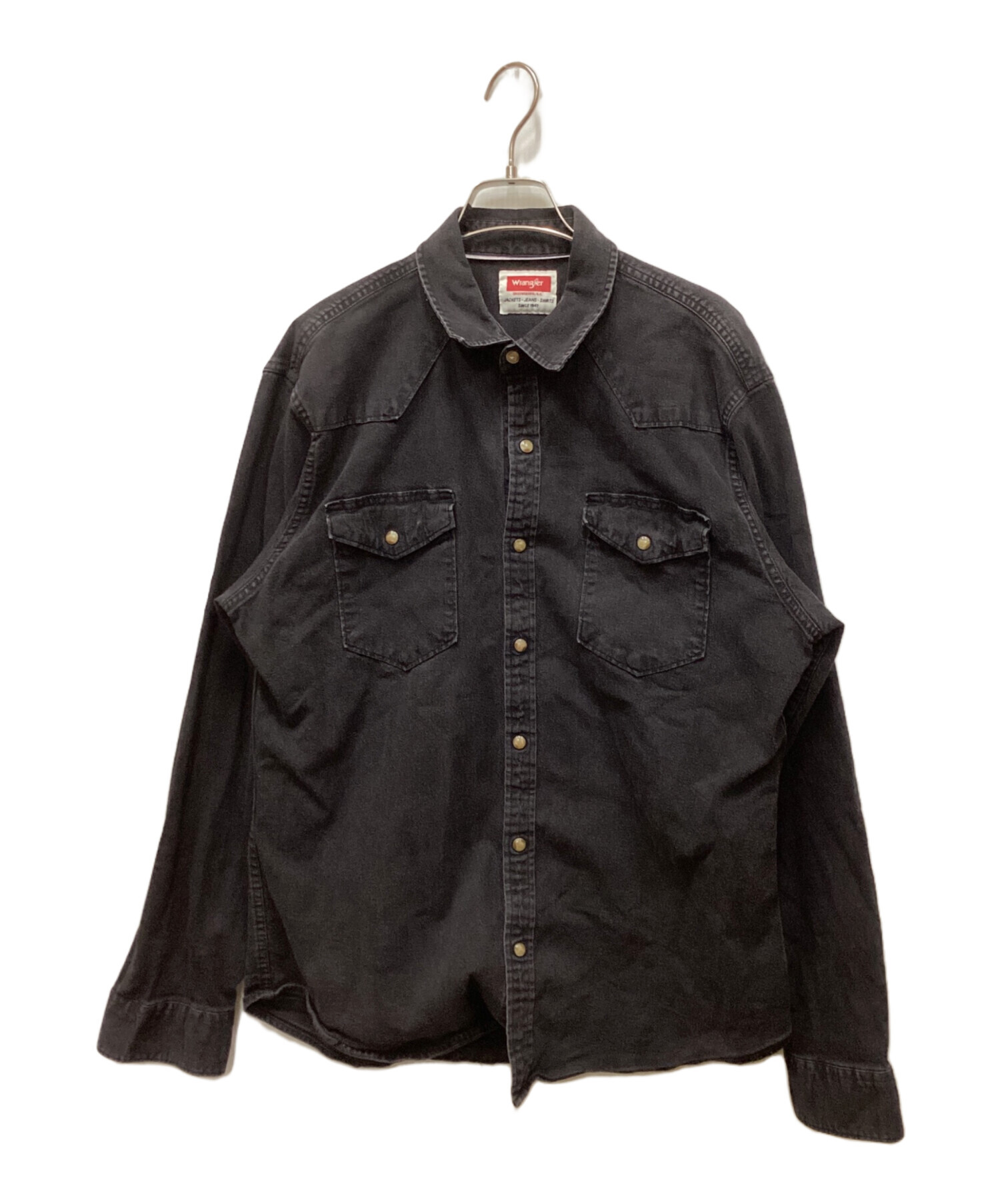 中古・古着通販】Wrangler (ラングラー) デニムウエスタンシャツ 