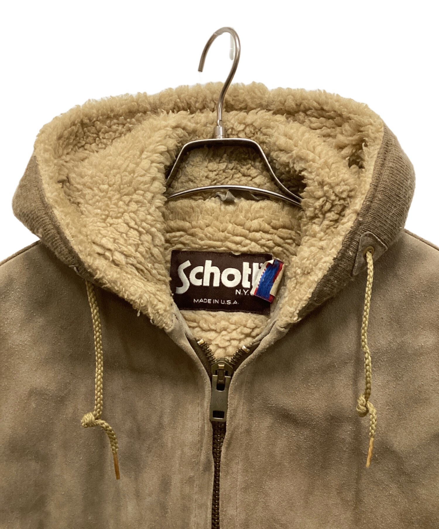 中古・古着通販】Schott (ショット) 80'sスウェードフーディー
