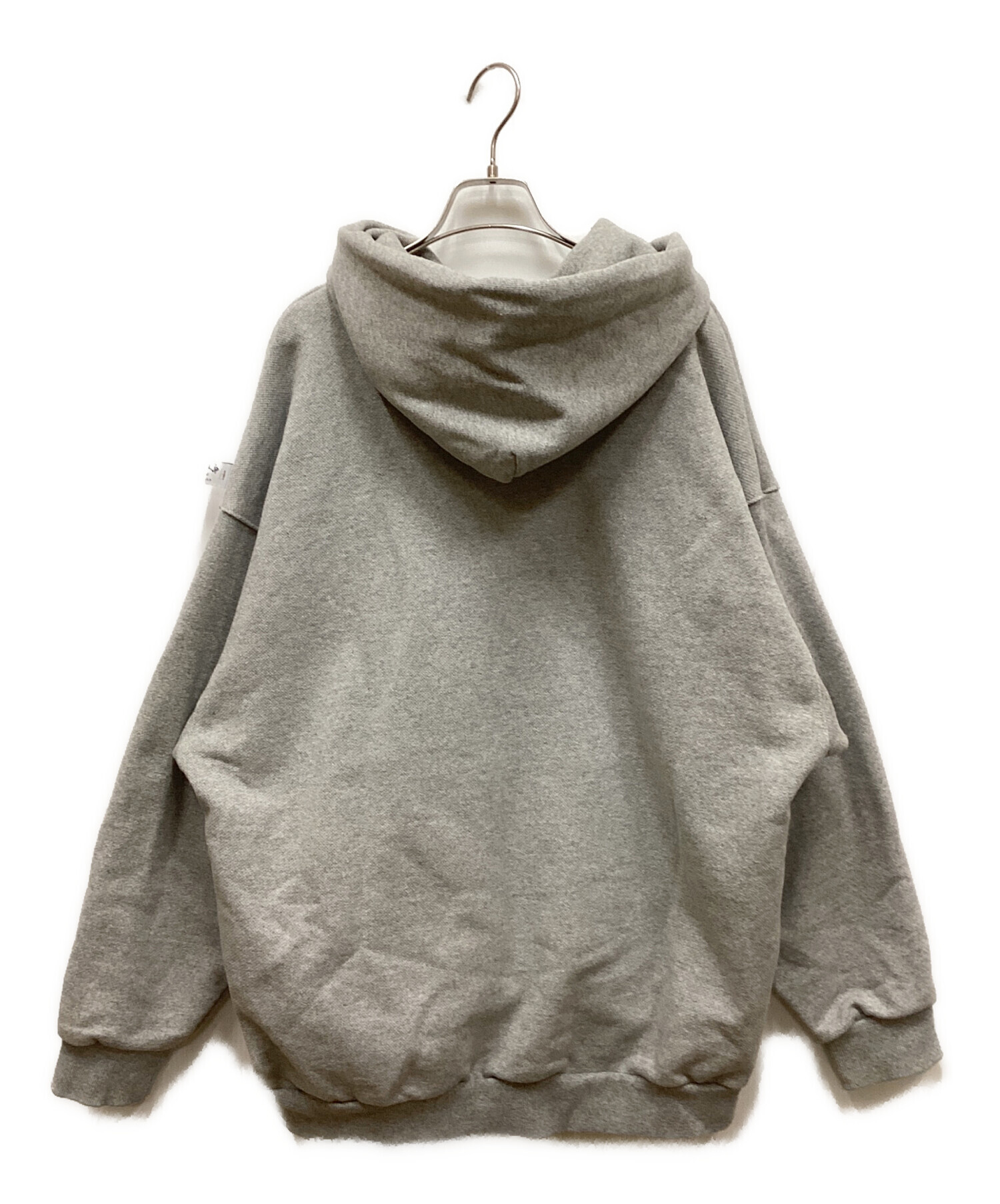 中古・古着通販】NAUTICA (ノーティカ) Arch logo sweat Hoodie グレー
