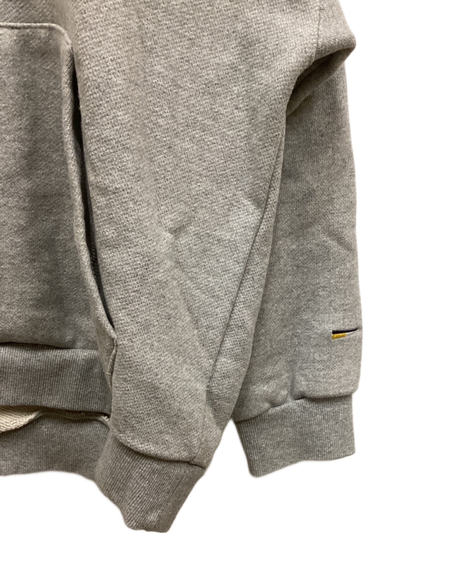 中古・古着通販】NAUTICA (ノーティカ) Arch logo sweat Hoodie グレー