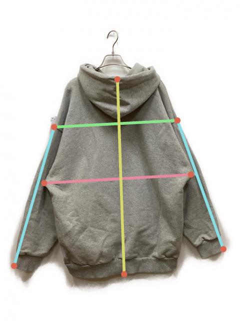中古・古着通販】NAUTICA (ノーティカ) Arch logo sweat Hoodie グレー