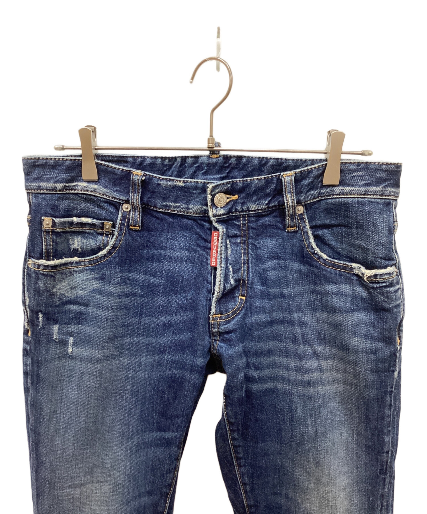中古・古着通販】DSQUARED2 (ディースクエアード) 加工デニムパンツ