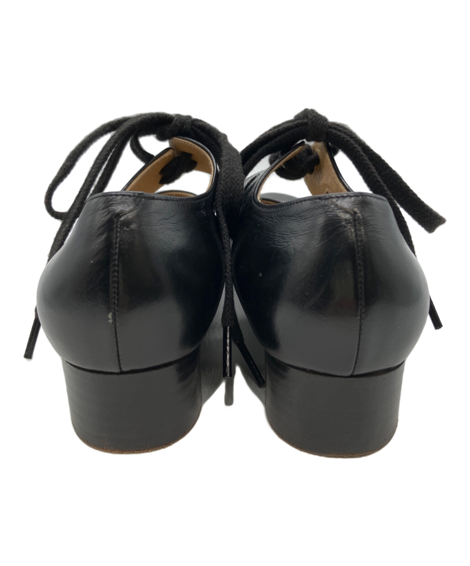 中古・古着通販】BALLY (バリー) レザーストラップシューズ ブラック 