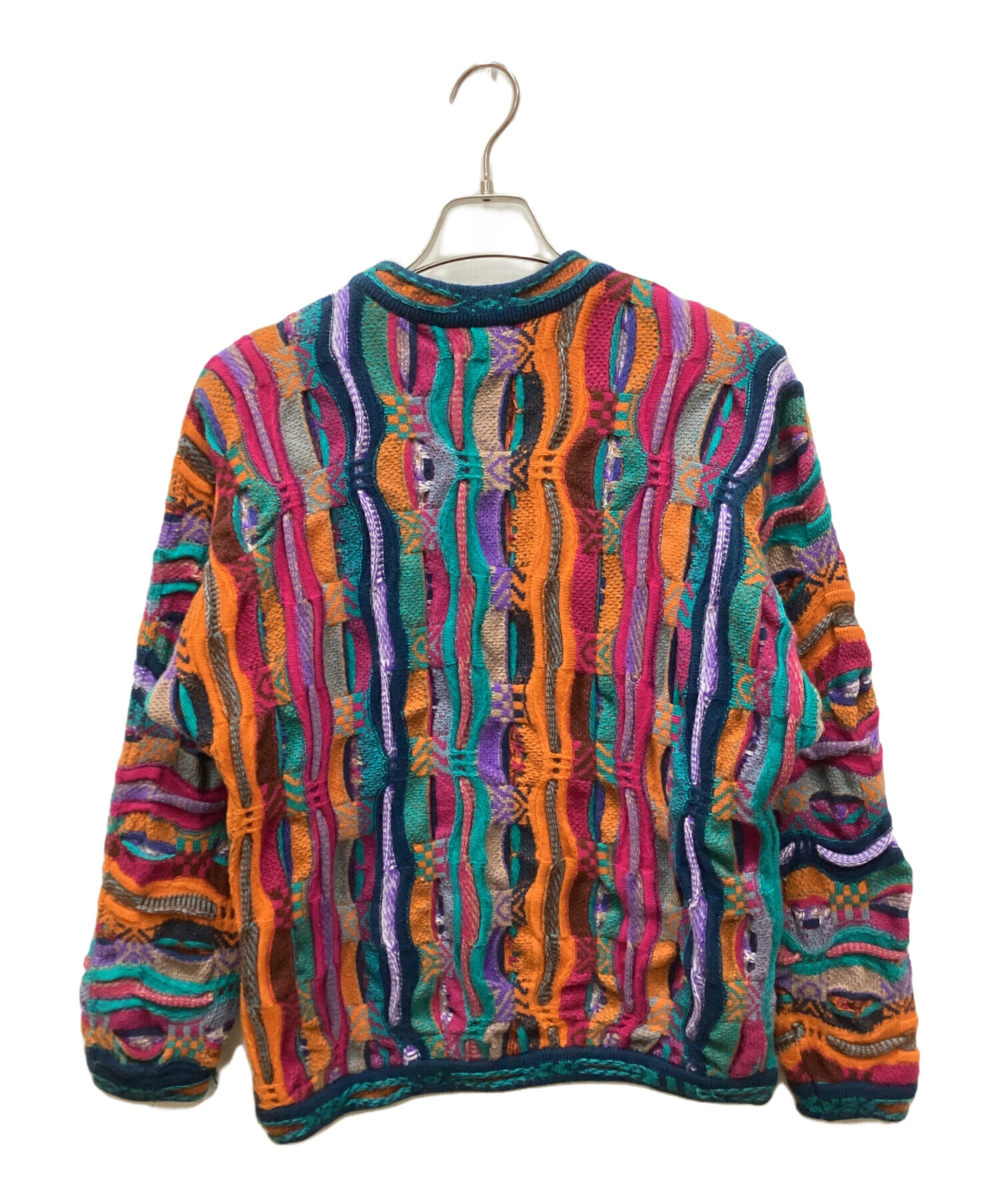 中古・古着通販】Coogi (クージー) ウール3Dニット マルチカラー 中古・古着通販】Coogi (クージー) ウール3Dニット マルチカラー