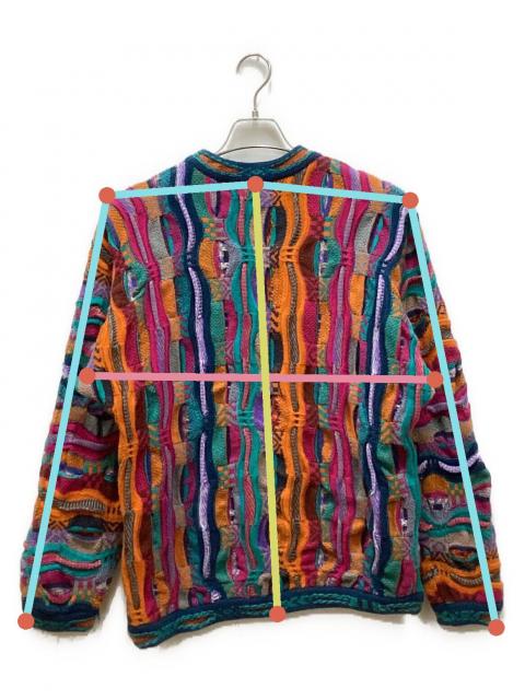 中古・古着通販】Coogi (クージー) ウール3Dニット マルチカラー