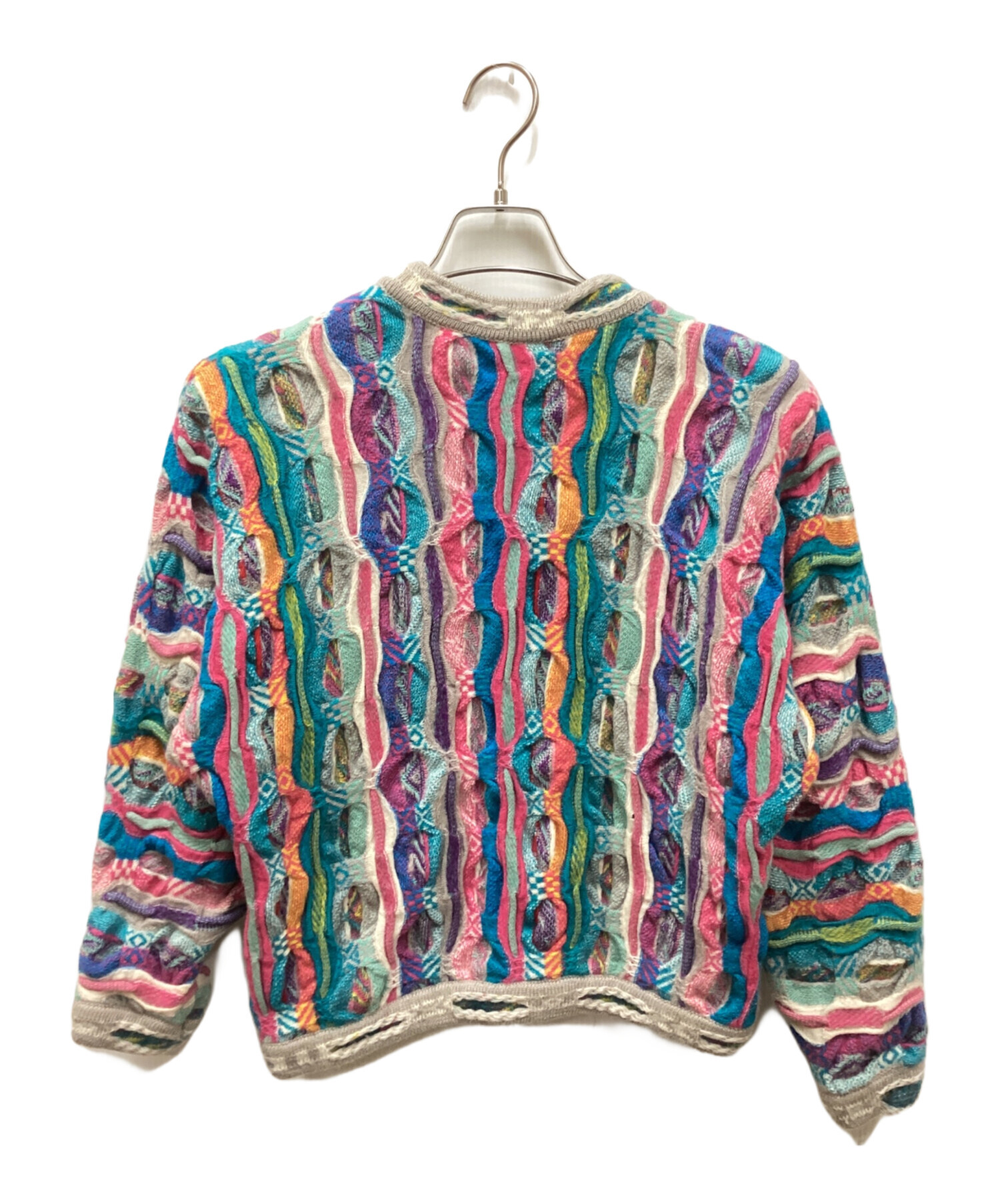 中古・古着通販】Coogi (クージー) ウール3Dニット マルチカラー