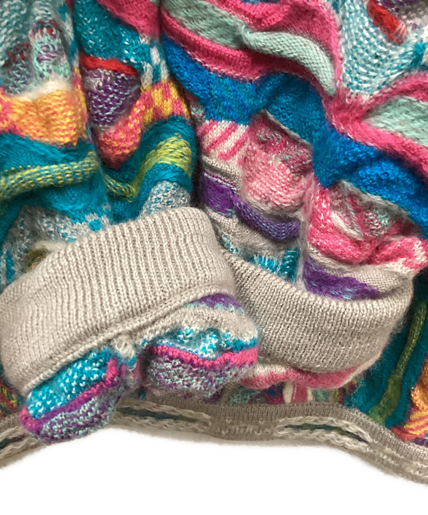 中古・古着通販】Coogi (クージー) ウール3Dニット マルチカラー