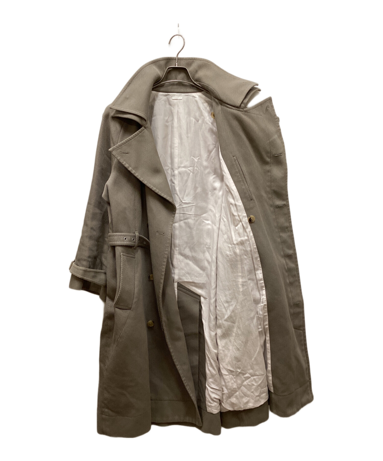 中古・古着通販】SEEALL (シーオール) DOUBLE COLLAR TRENCH 中古・古着通販】SEEALL (シーオール) DOUBLE COLLAR TRENCH