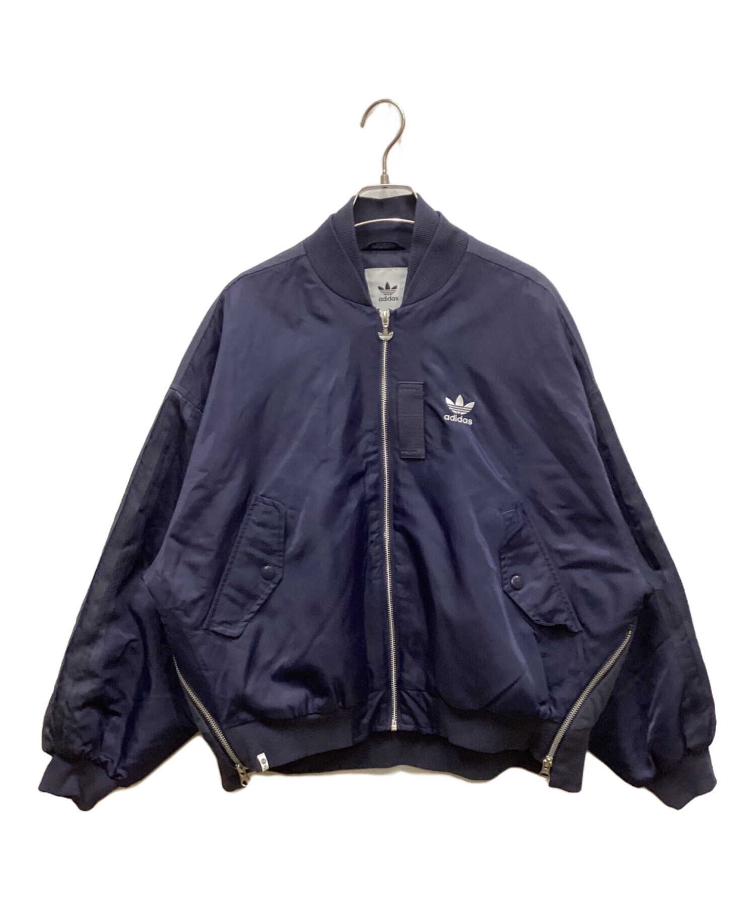 新品未使用 adidas レトロブルゾン(ネイビー) XS トラックジャケット 中古・古着通販】adidas originals (アディダスオリジナル) ブルゾン
