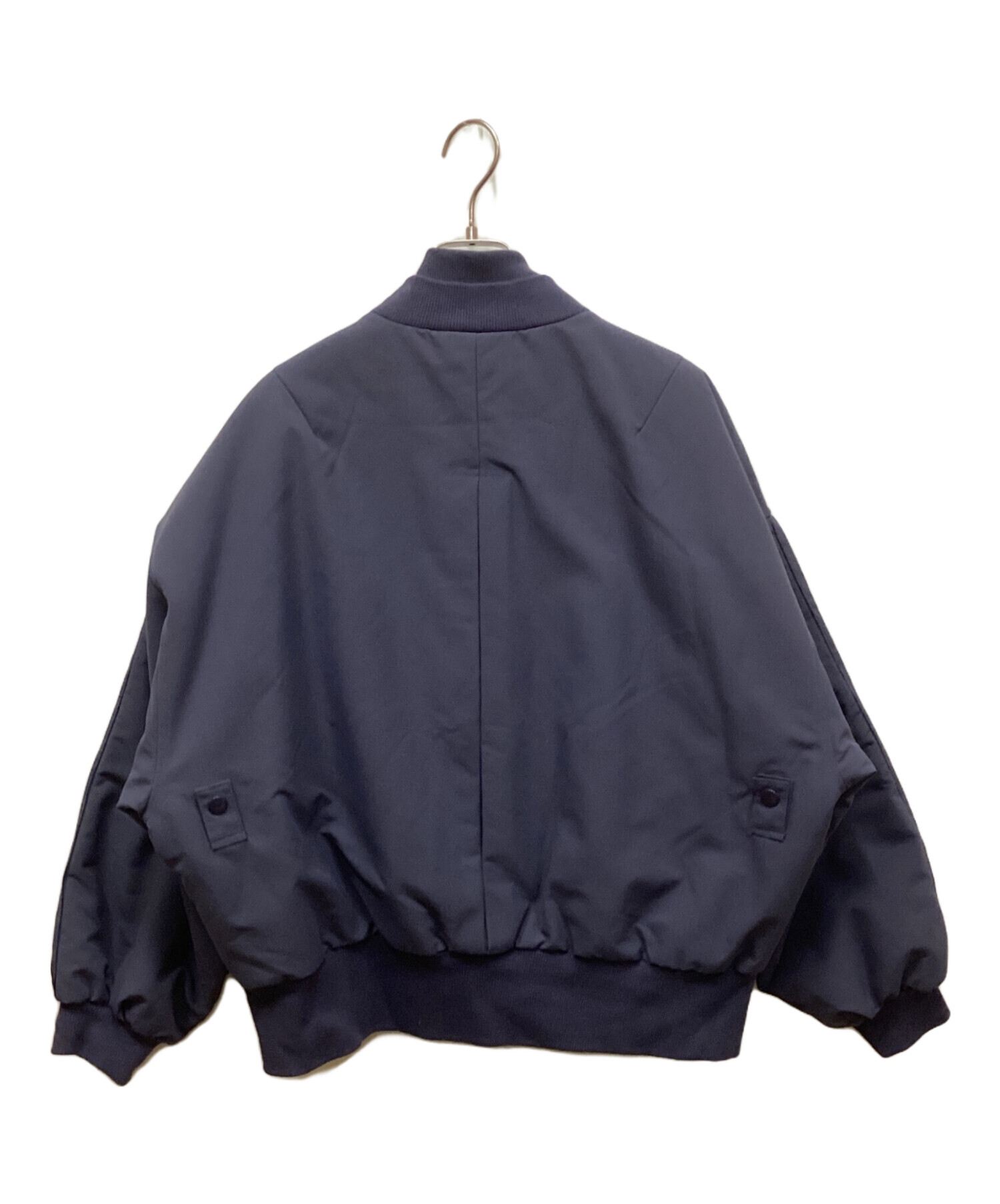中古・古着通販】adidas (アディダス) サイドジップブルゾン ネイビー