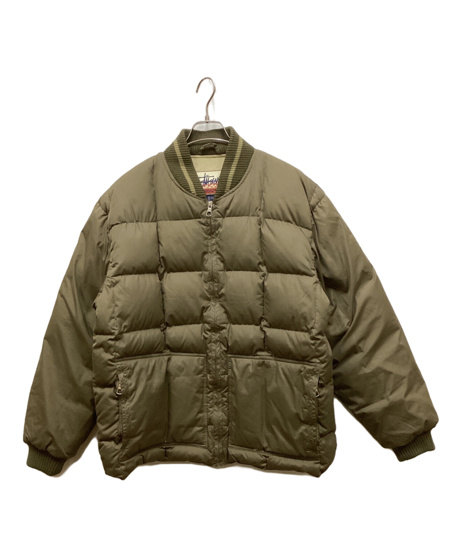 ダウン　ステューシー　stussy 古着 中古・古着通販】stussy (ステューシー) 90's ダウンブルゾン ブラウン