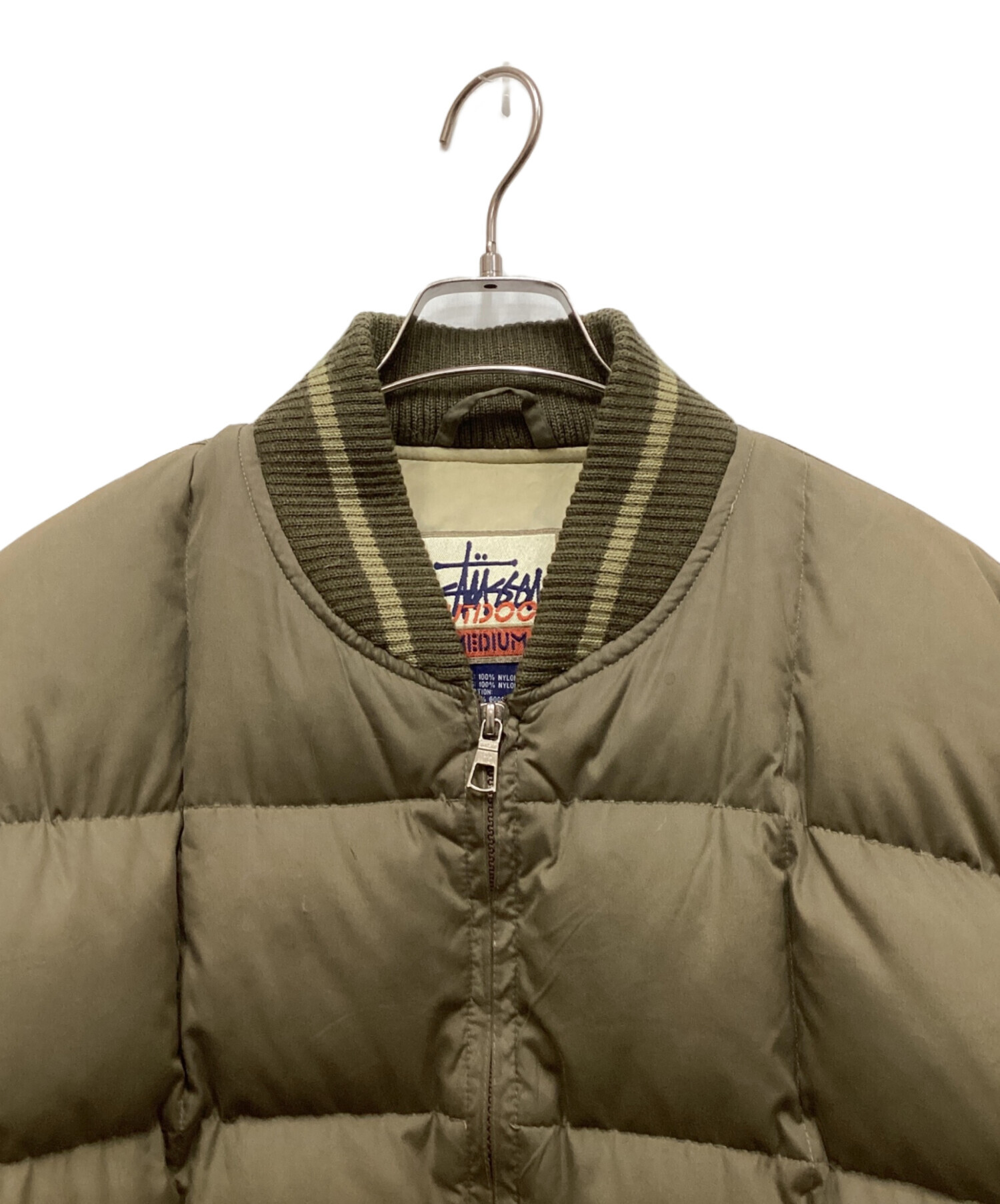 中古・古着通販】stussy (ステューシー) 90's ダウンブルゾン ブラウン