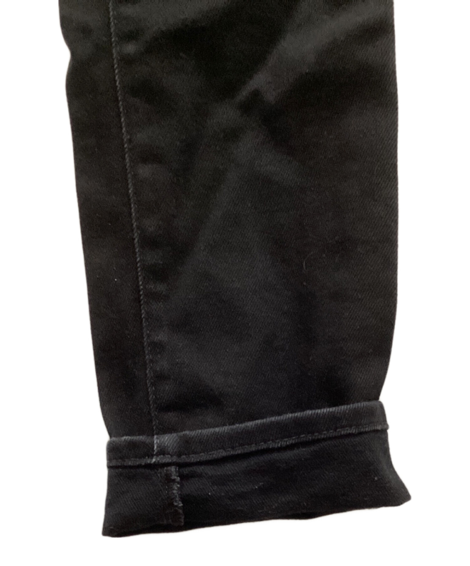 DSQUARED2 スキニーデニム ブラック サイズ42 中古・古着通販】DSQUARED2 (ディースクエアード) スキニーデニム