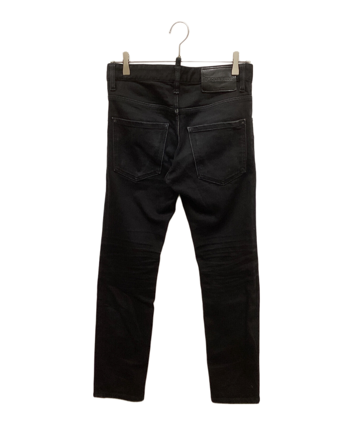 メンズ DSQUARED2 スキニーデニム ブラック 42