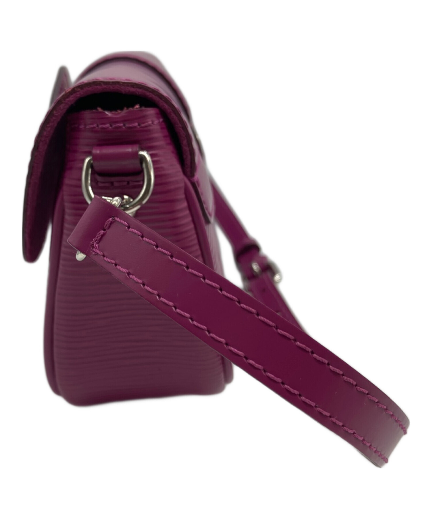 LOUIS VUITTON ルイヴィトン　エピ　小豆色　バンド　薄紫 中古・古着通販】LOUIS VUITTON (ルイ ヴィトン) エピ ポシェット