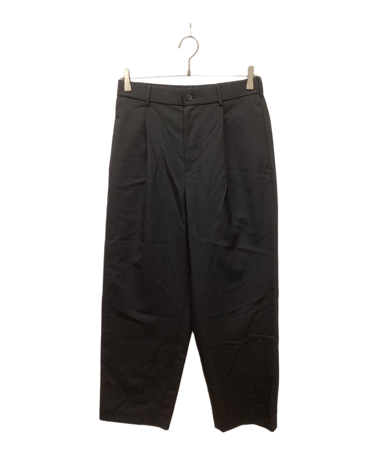 中古・古着通販】ATON (エイトン) WOOL TROPICAL LOOSE FIT PANTS